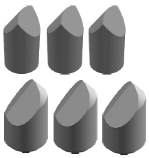 牙轮钻齿与采煤机械齿