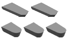 用于镶制旋转钻进煤层、软岩层钻头与采掘机截齿